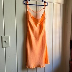 Orange Zara party dress Size XS